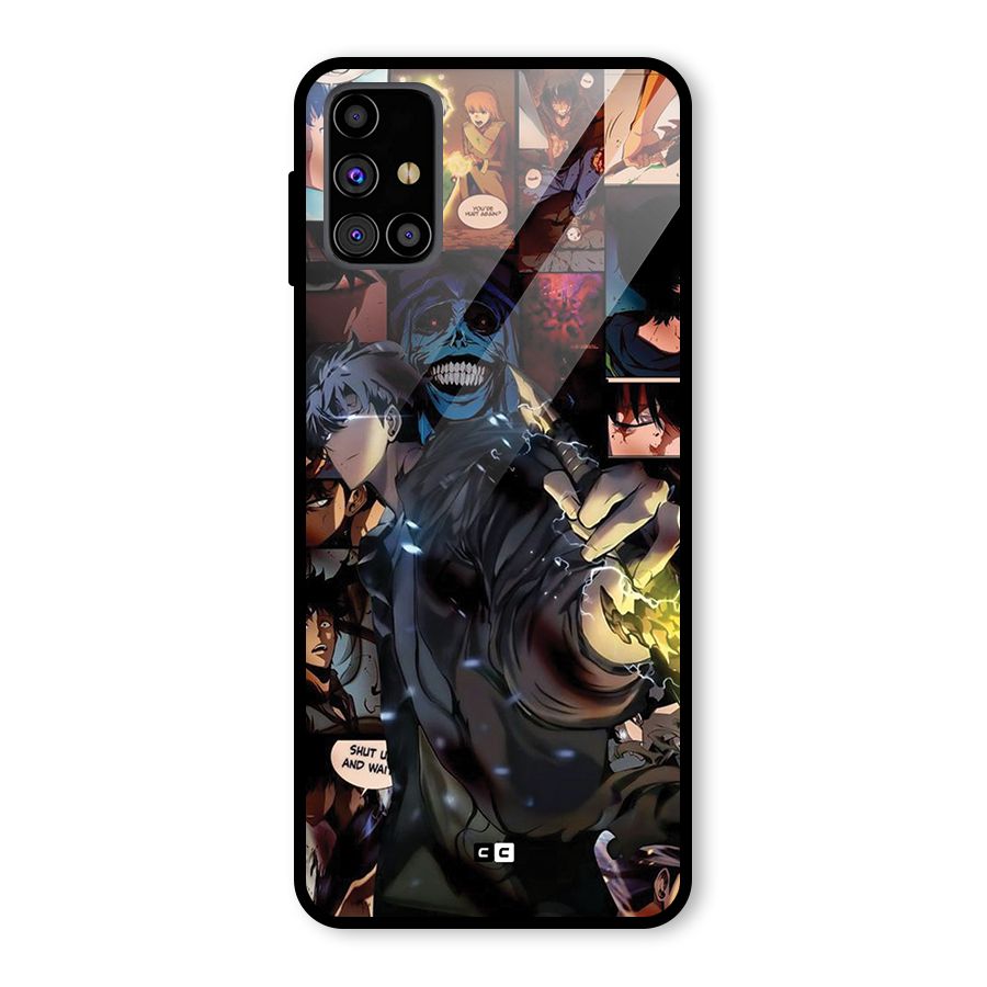 Solo Leveling Glass Back Case for Galaxy M31s