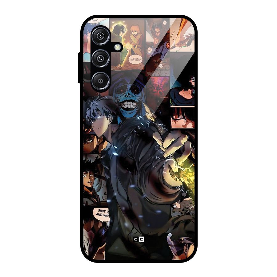 Solo Leveling Glass Back Case for Galaxy M34 5G
