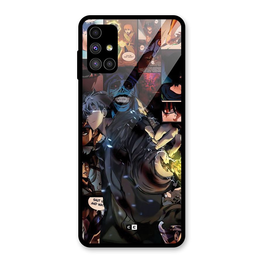 Solo Leveling Glass Back Case for Galaxy M51
