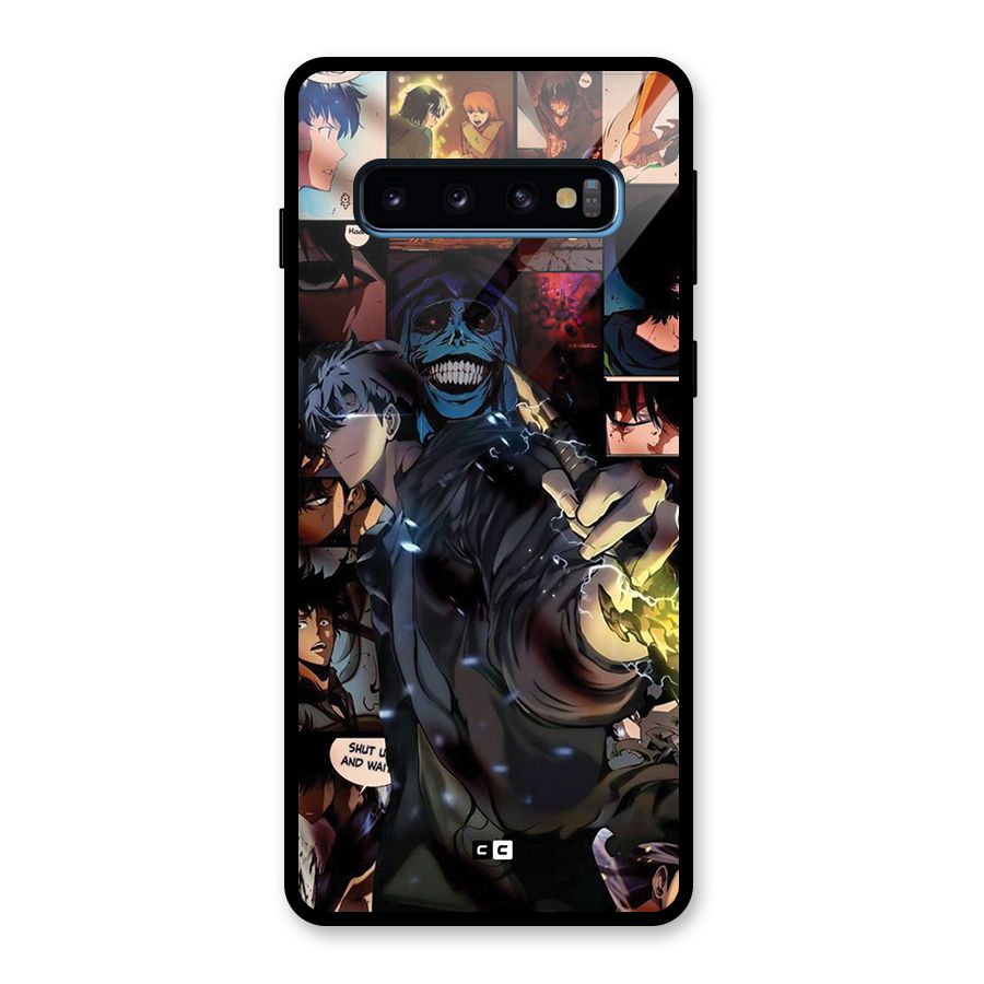 Solo Leveling Glass Back Case for Galaxy S10
