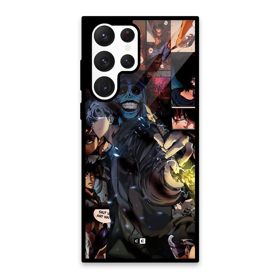 Solo Leveling Glass Back Case for Galaxy S22 Ultra 5G