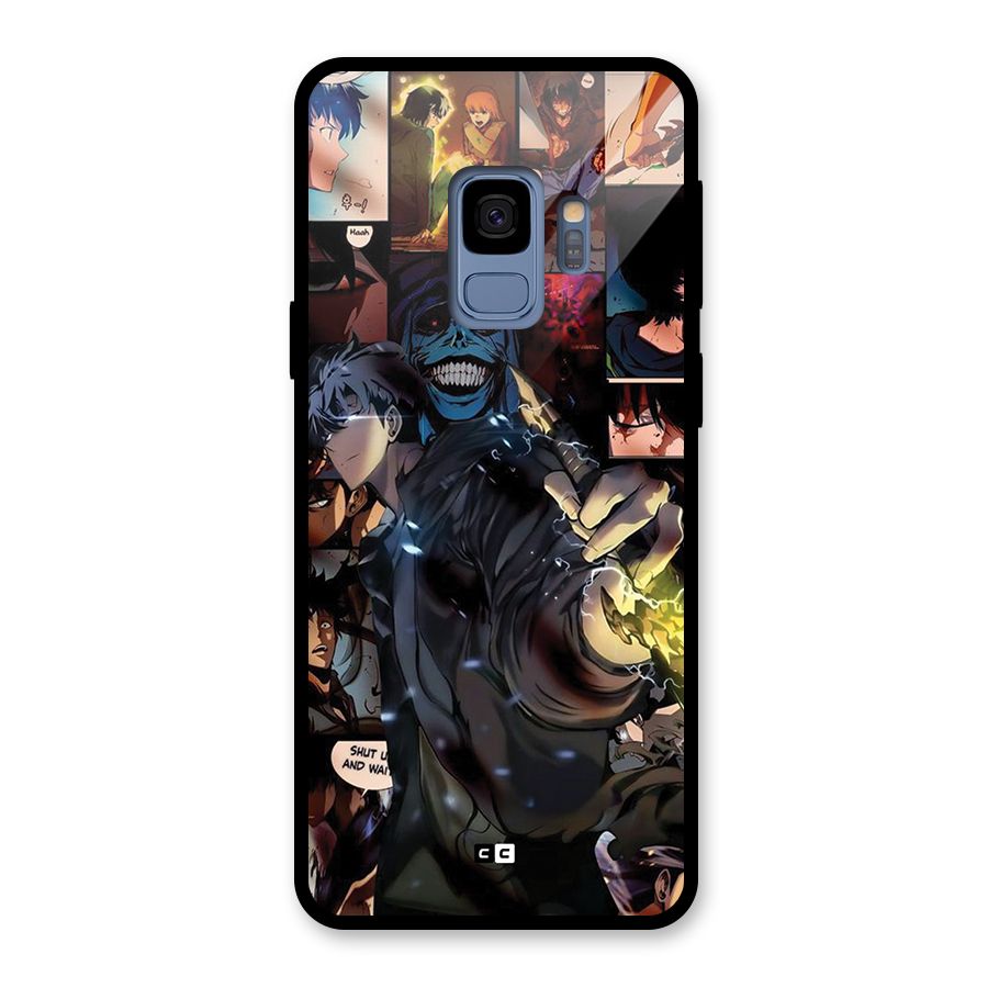Solo Leveling Glass Back Case for Galaxy S9