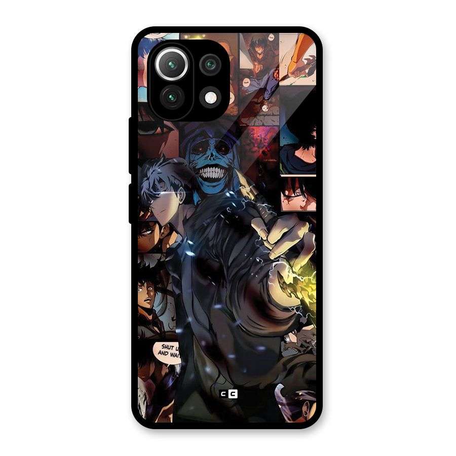 Solo Leveling Glass Back Case for Mi 11 Lite NE 5G