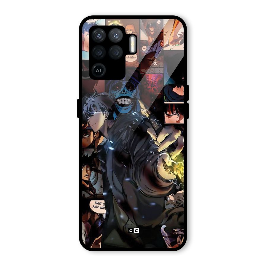 Solo Leveling Glass Back Case for Oppo F19 Pro
