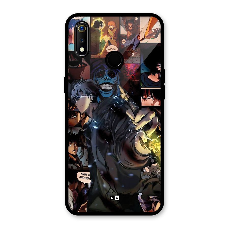 Solo Leveling Glass Back Case for Realme 3i
