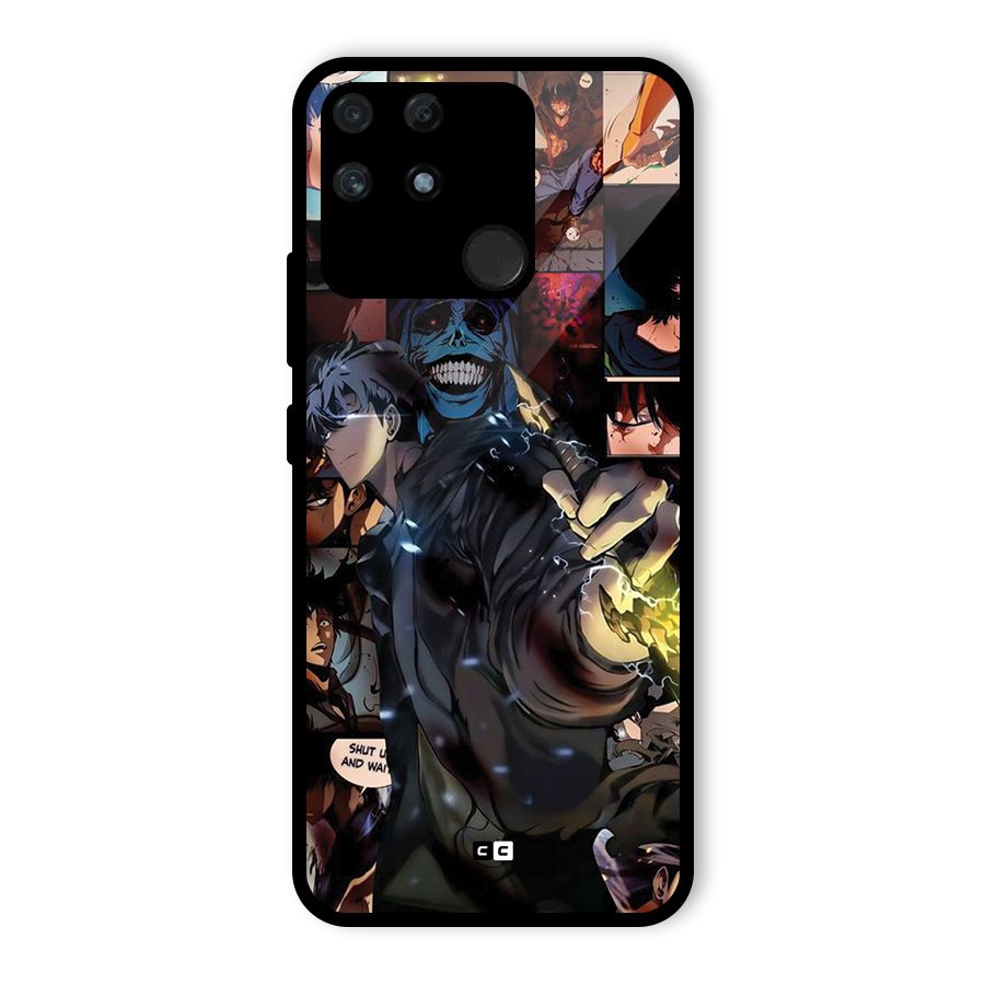 Solo Leveling Glass Back Case for Realme Narzo 50A