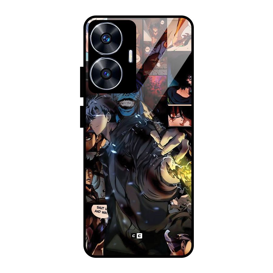 Solo Leveling Glass Back Case for Realme Narzo N55