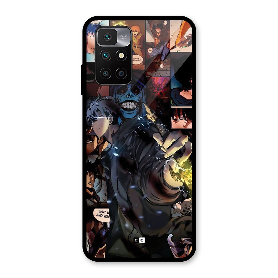 Solo Leveling Glass Back Case for Redmi 10 Prime