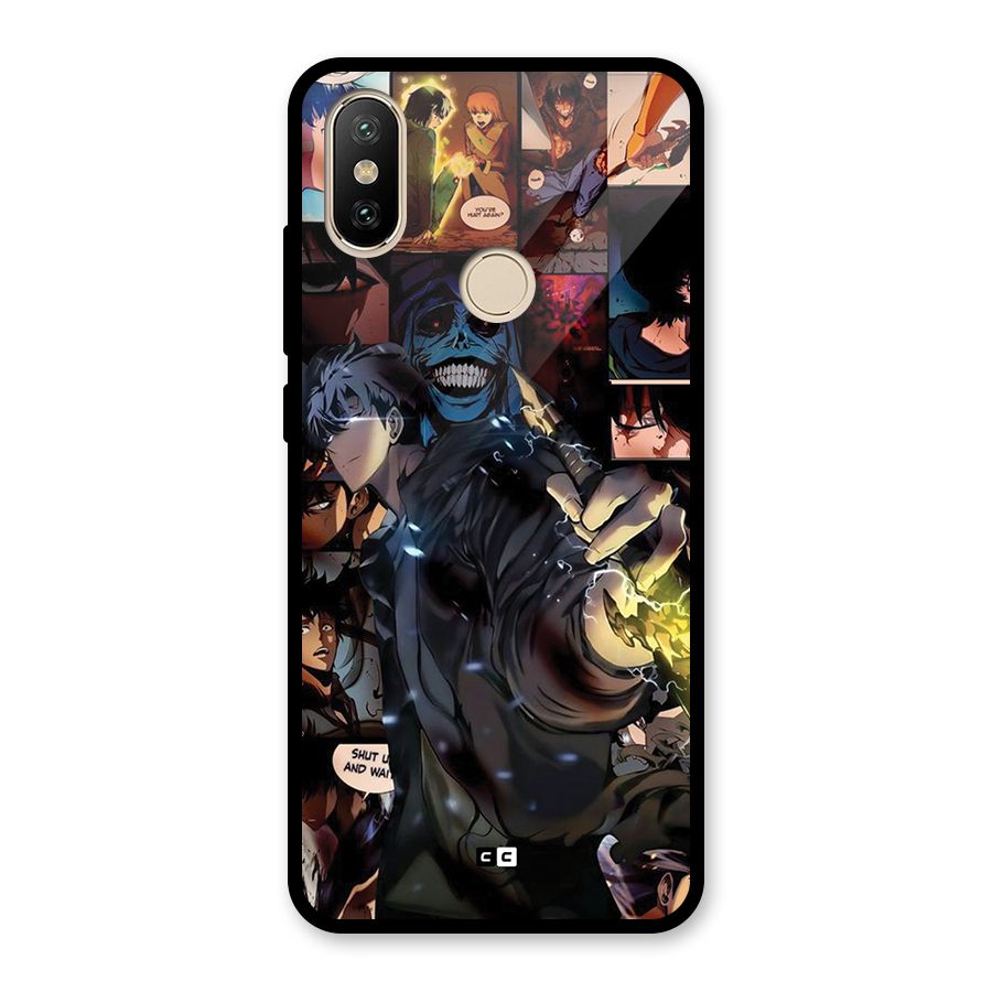 Solo Leveling Glass Back Case for Redmi A2