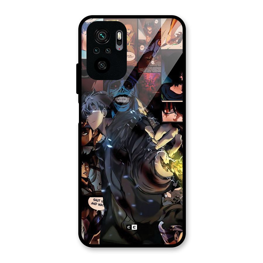 Solo Leveling Glass Back Case for Redmi Note 10S