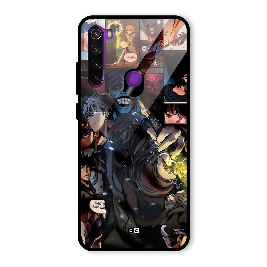 Solo Leveling Glass Back Case for Redmi Note 8