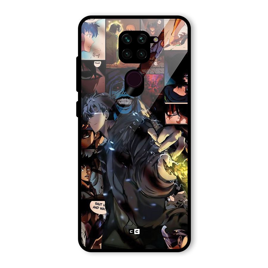 Solo Leveling Glass Back Case for Redmi Note 9