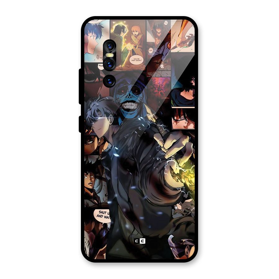 Solo Leveling Glass Back Case for Vivo V15 Pro