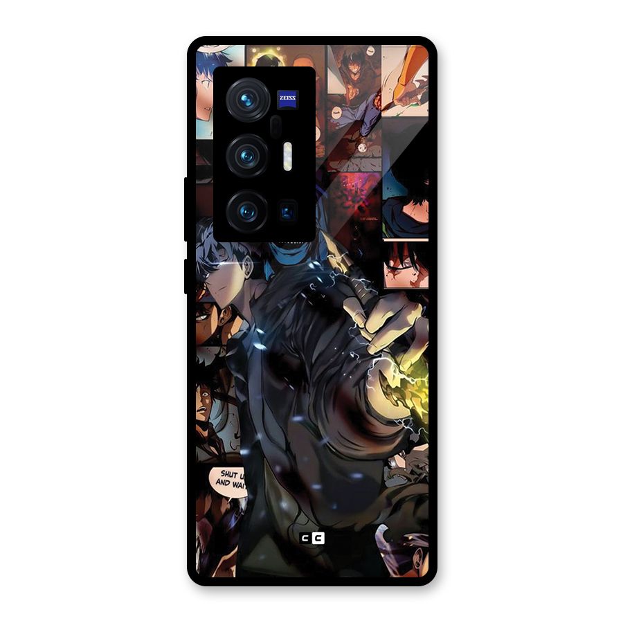 Solo Leveling Glass Back Case for Vivo X70 Pro Plus