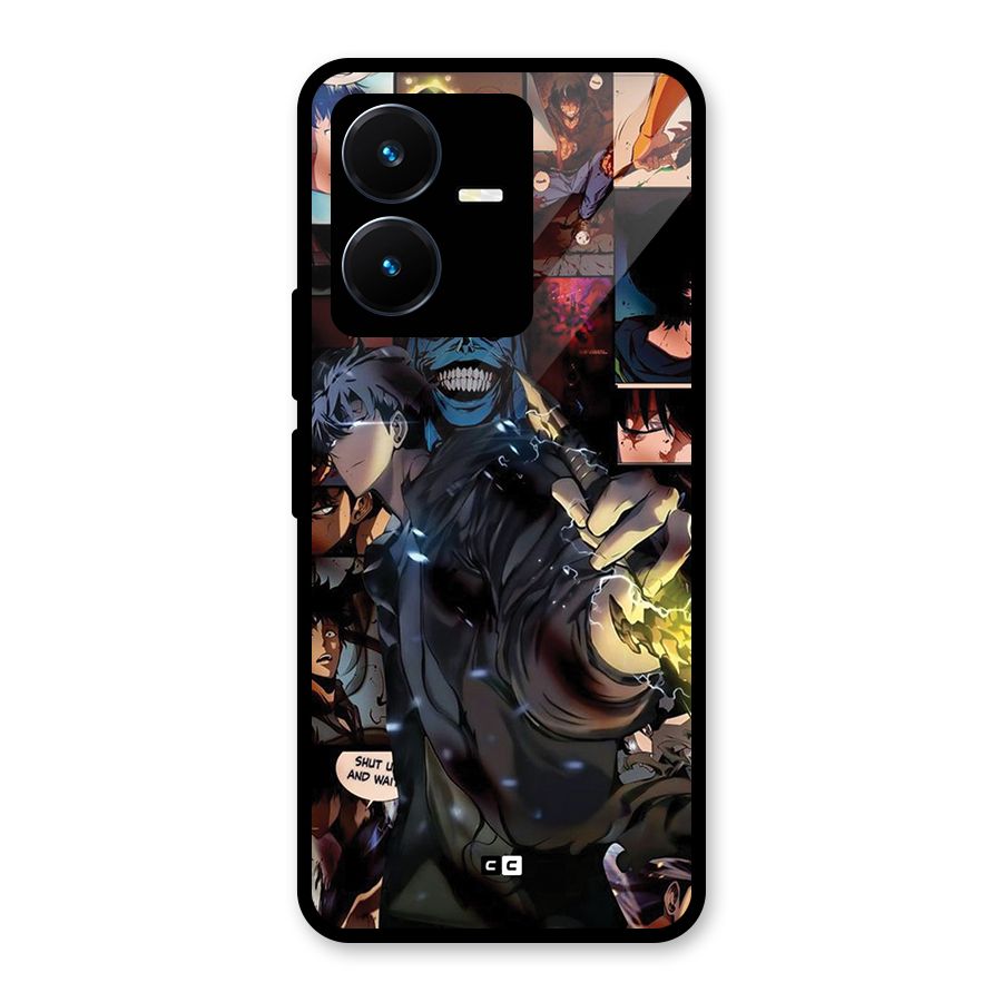 Solo Leveling Glass Back Case for Vivo Y22s