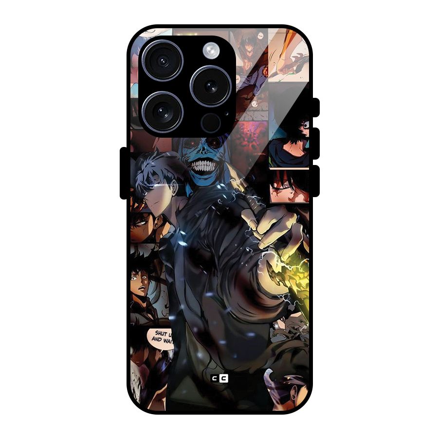 Solo Leveling Glass Back Case for iPhone 15 Pro