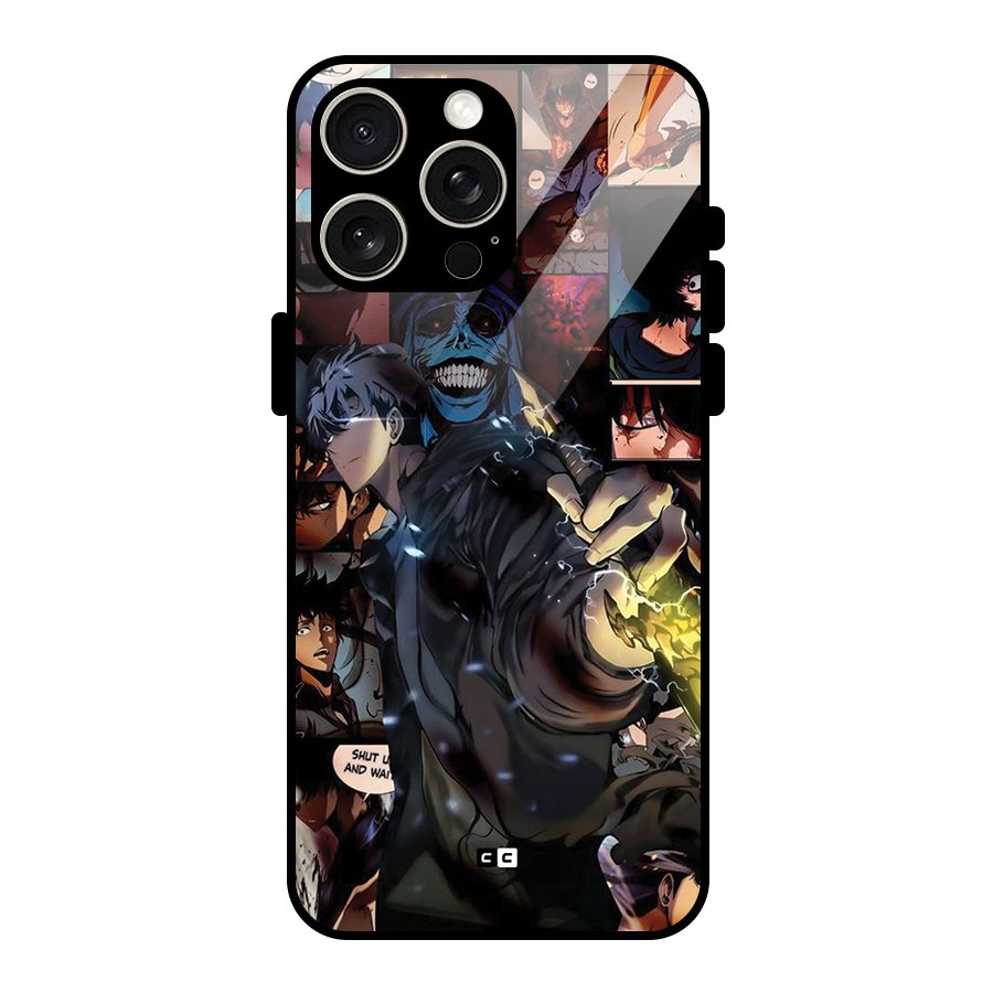 Solo Leveling Glass Back Case for iPhone 15 Pro Max