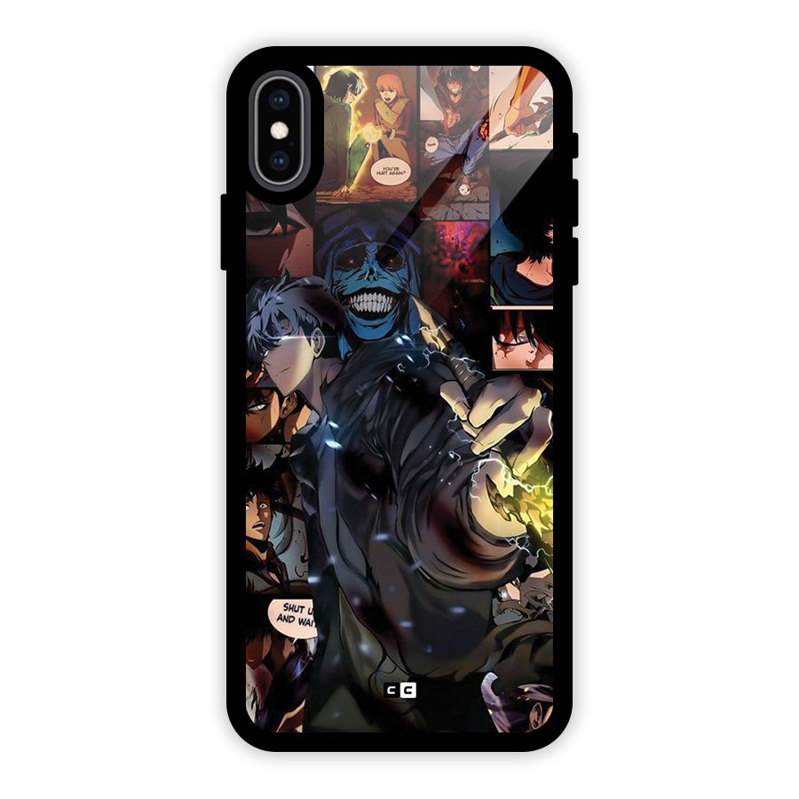 Solo Leveling Glass Back Case for iPhone XS Max
