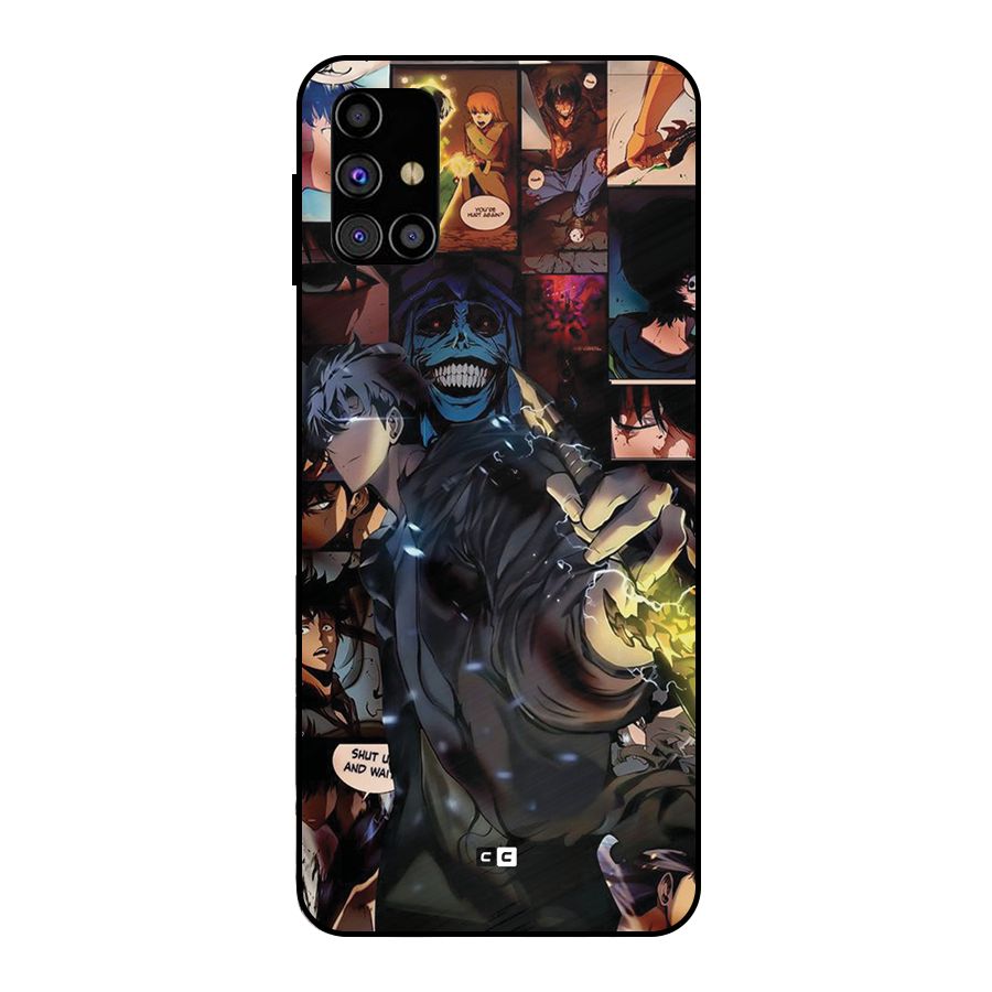 Solo Leveling Metal Back Case for Galaxy M31s