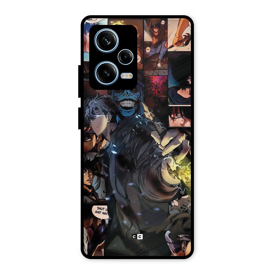 Solo Leveling Metal Back Case for Redmi Note 12 Pro