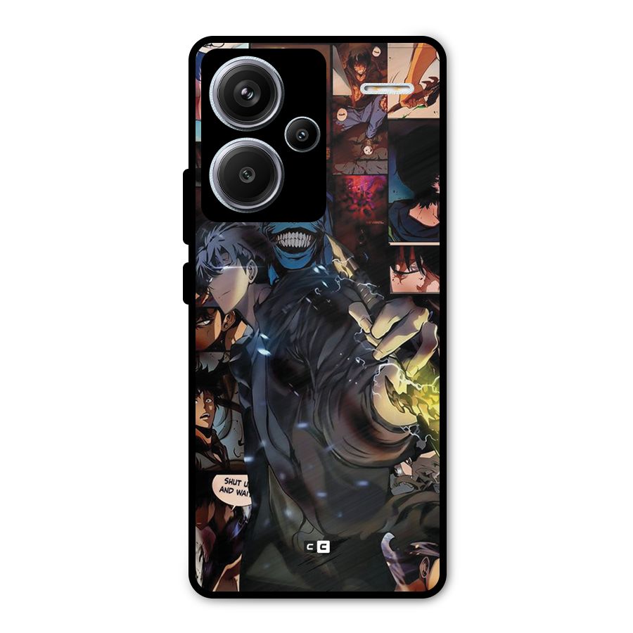 Solo Leveling Metal Back Case for Redmi Note 13 Pro Plus