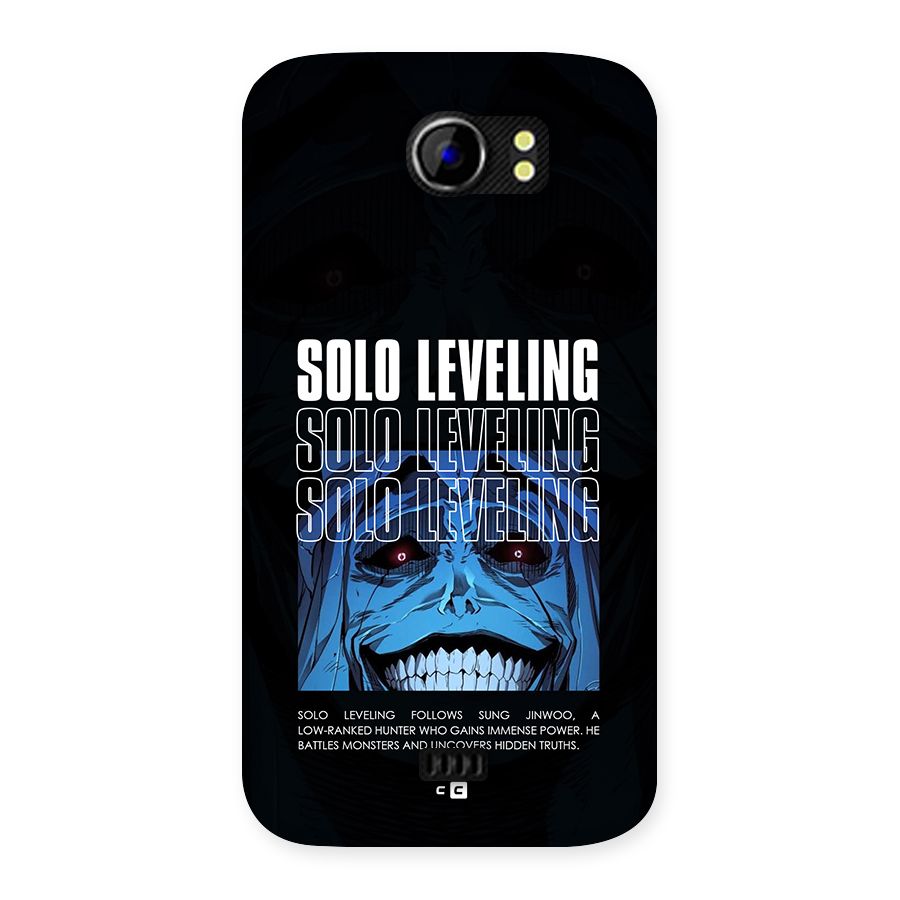 Solo Leveling Typo Back Case for Canvas 2 A110