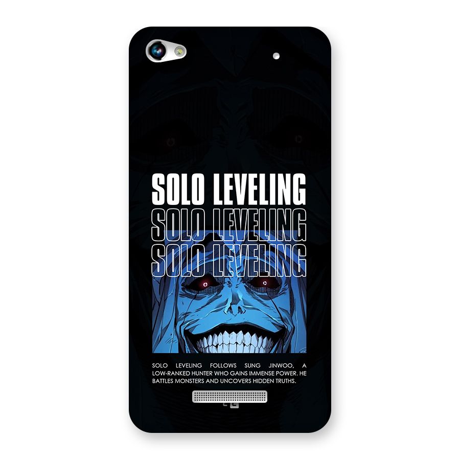 Solo Leveling Typo Back Case for Canvas Hue 2 A316
