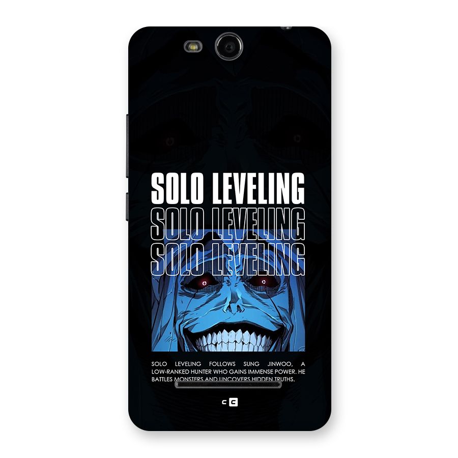 Solo Leveling Typo Back Case for Canvas Juice 3 Q392