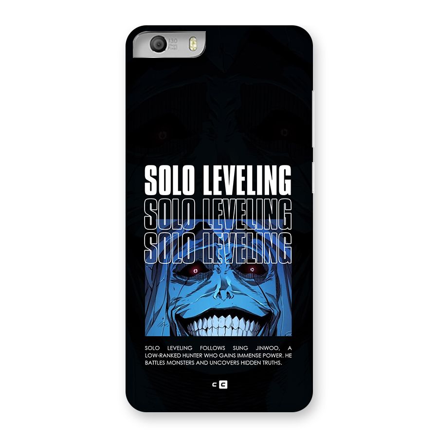 Solo Leveling Typo Back Case for Canvas Knight 2