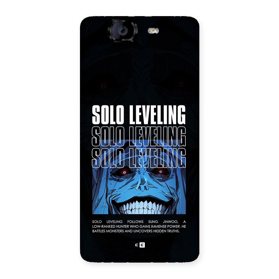 Solo Leveling Typo Back Case for Canvas Knight A350