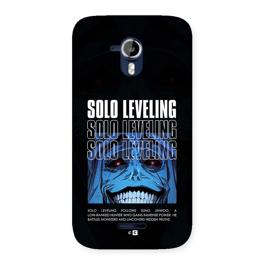 Solo Leveling Typo Back Case for Canvas Magnus A117