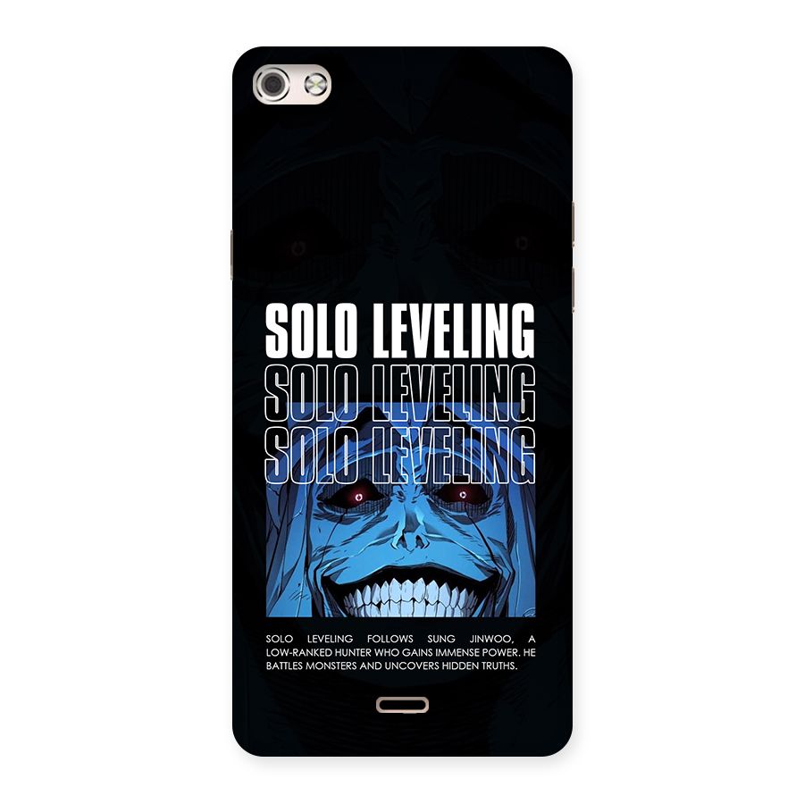 Solo Leveling Typo Back Case for Canvas Silver 5