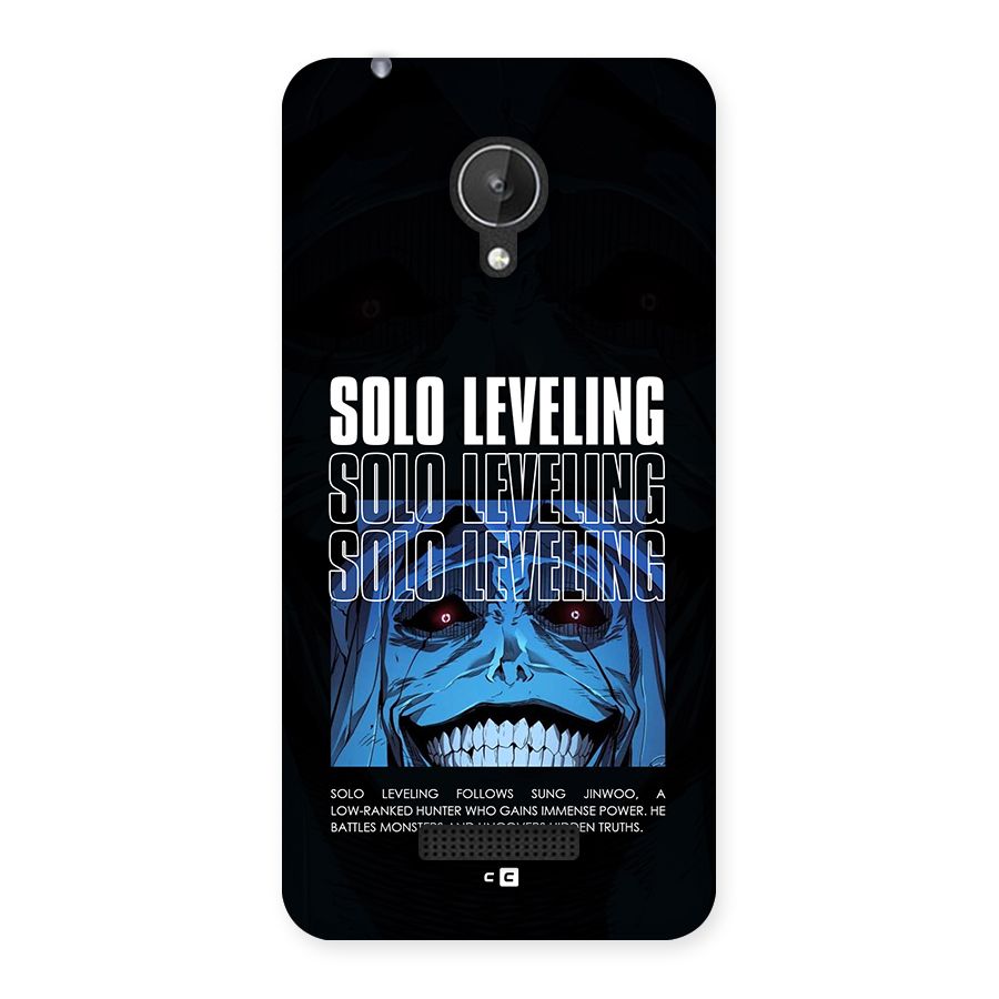 Solo Leveling Typo Back Case for Canvas Spark Q380