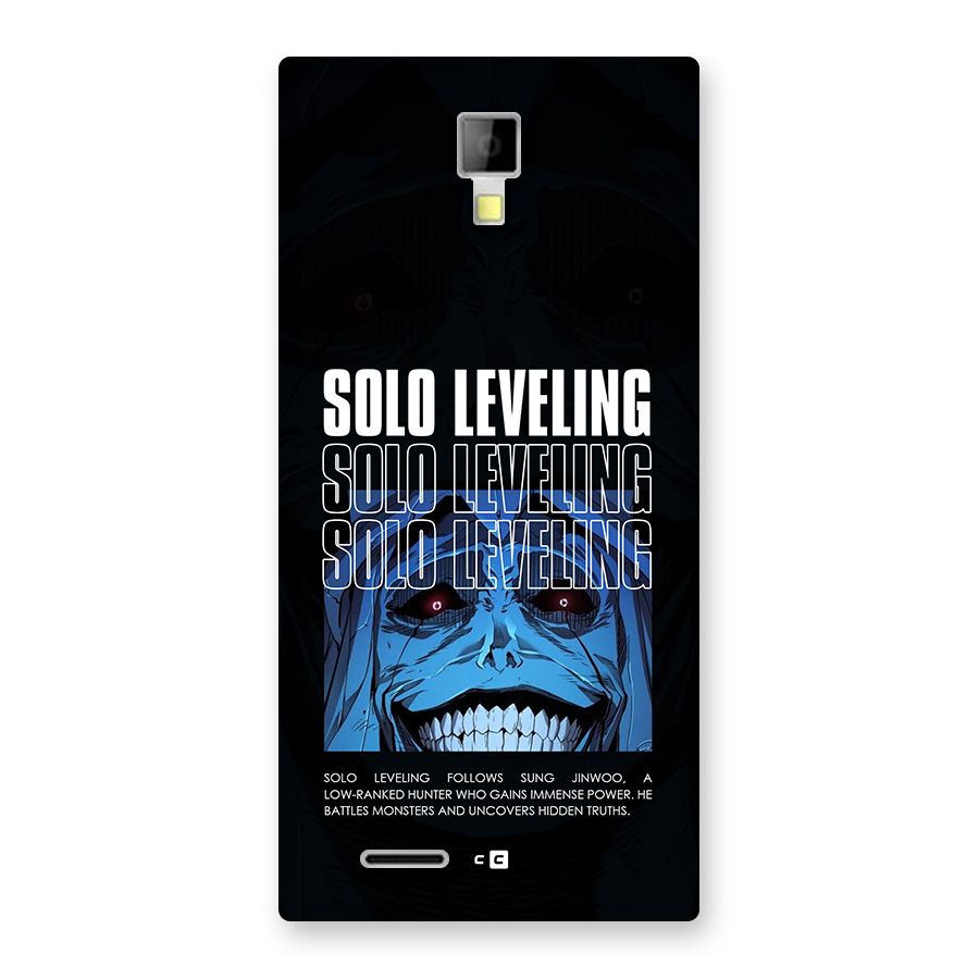 Solo Leveling Typo Back Case for Canvas Xpress A99