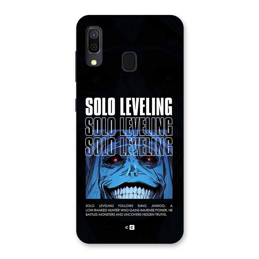 Solo Leveling Typo Back Case for Galaxy A30