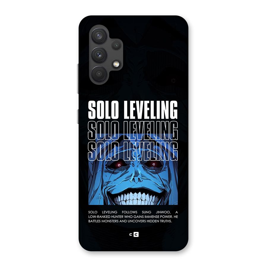 Solo Leveling Typo Back Case for Galaxy A32