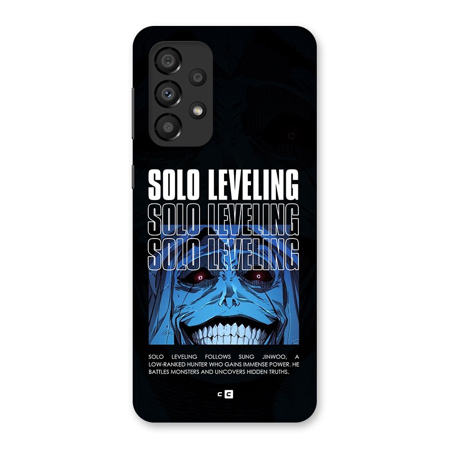 Solo Leveling Typo Back Case for Galaxy A33 5G