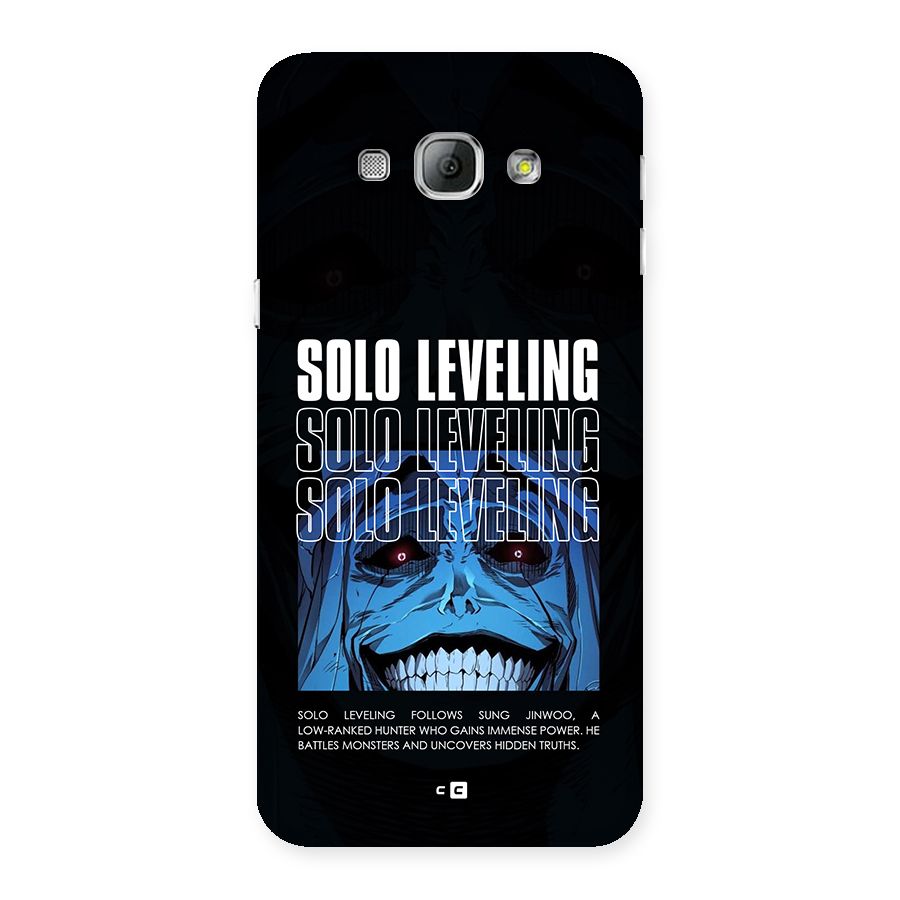 Solo Leveling Typo Back Case for Galaxy A8