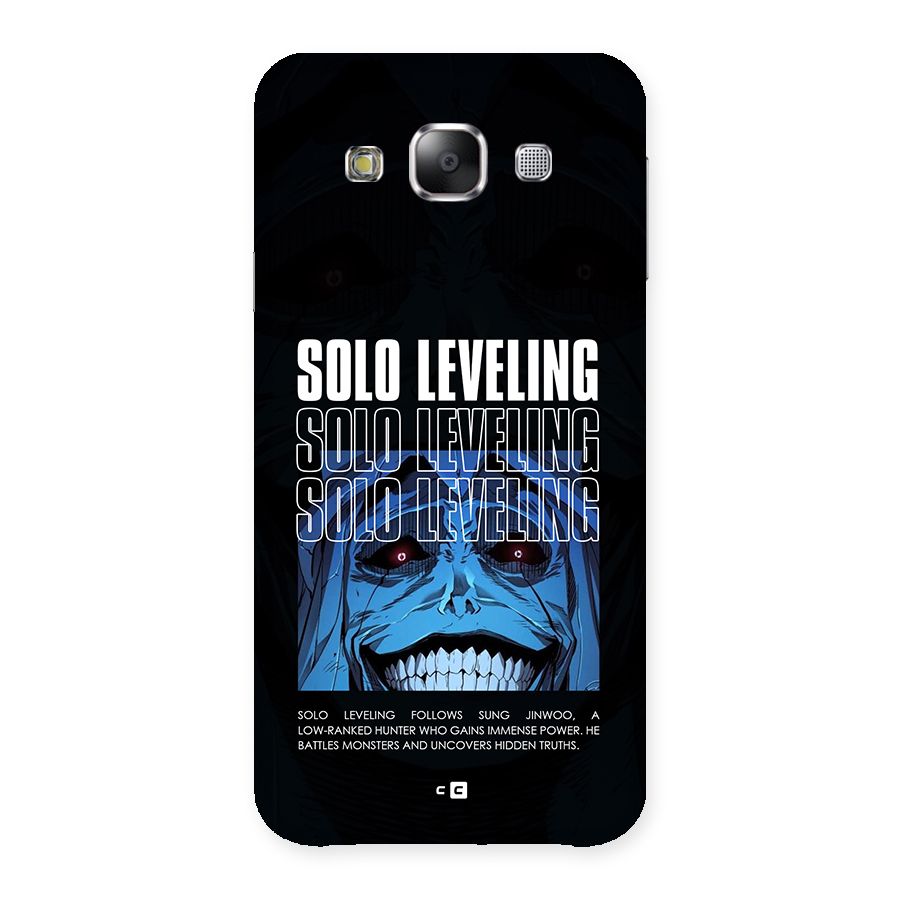 Solo Leveling Typo Back Case for Galaxy E5
