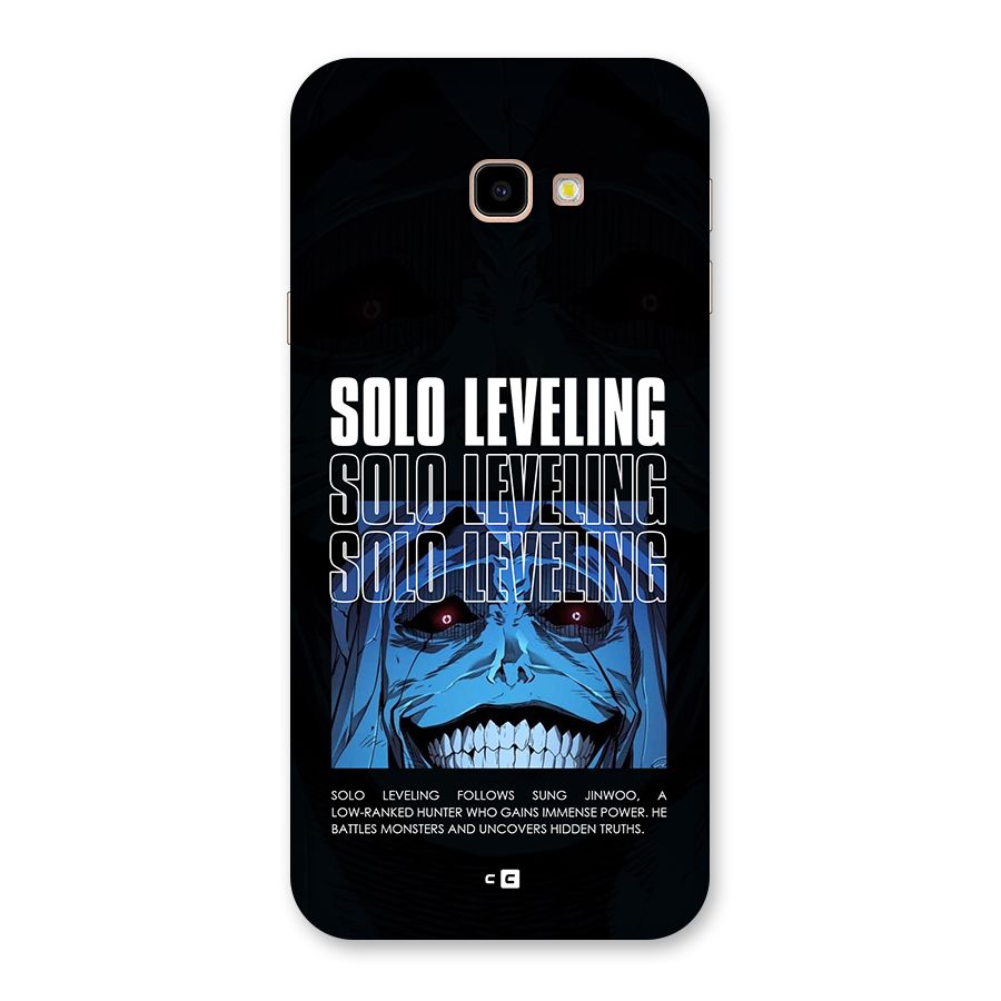 Solo Leveling Typo Back Case for Galaxy J4 Plus