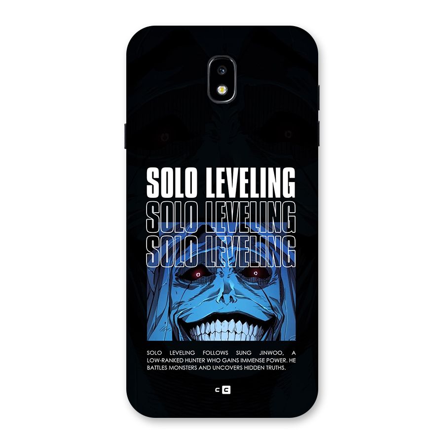 Solo Leveling Typo Back Case for Galaxy J7 Pro
