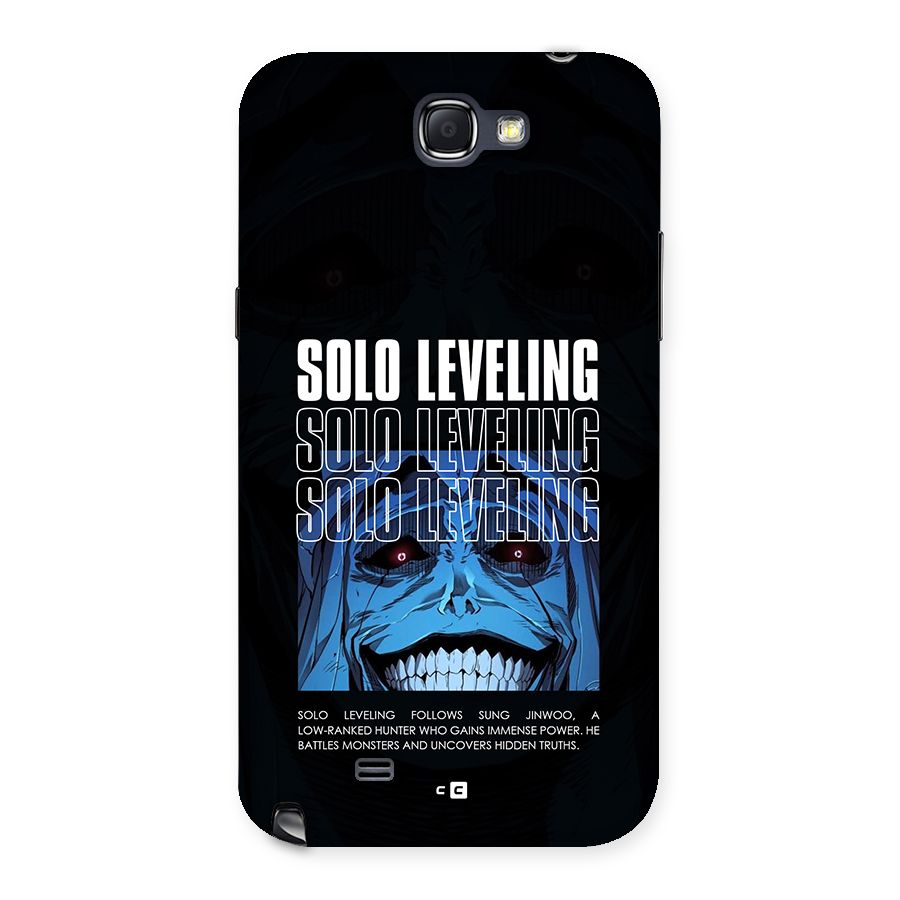 Solo Leveling Typo Back Case for Galaxy Note 2