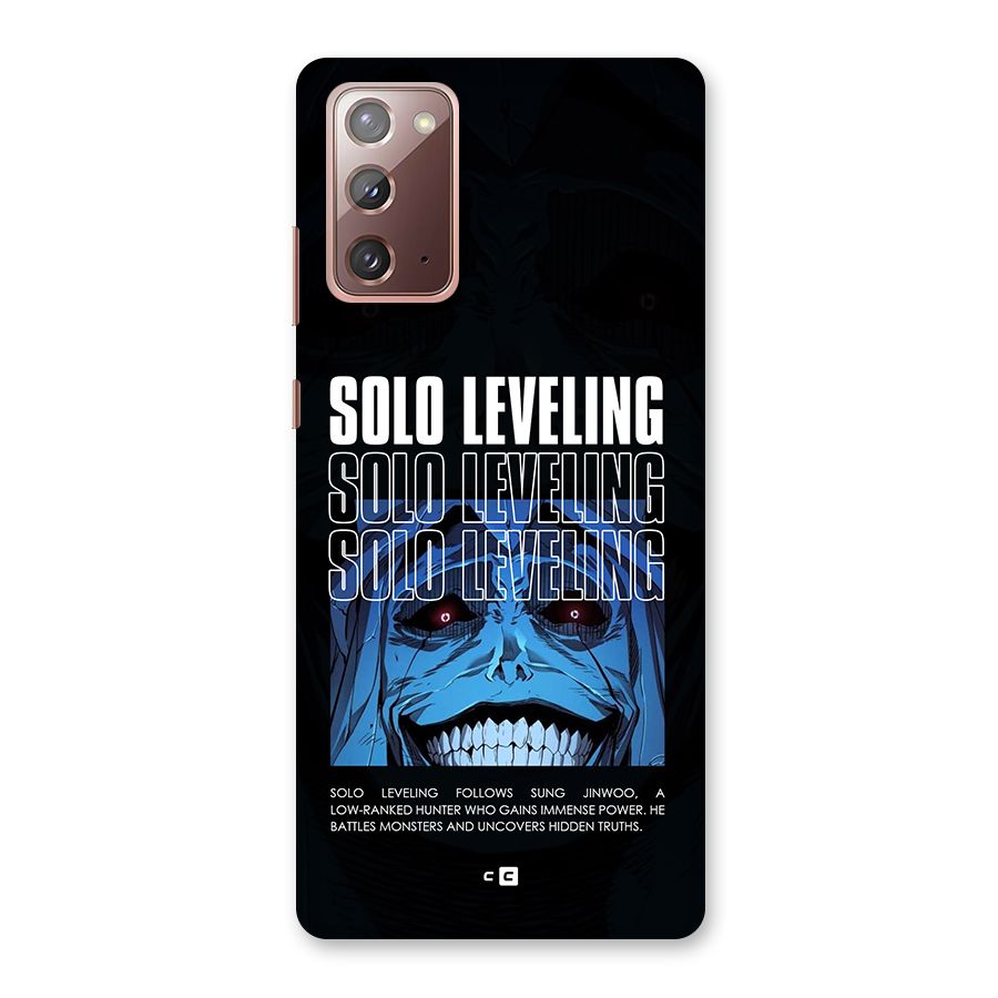 Solo Leveling Typo Back Case for Galaxy Note 20