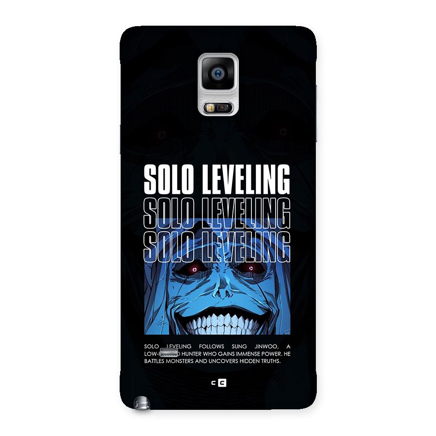 Solo Leveling Typo Back Case for Galaxy Note 4