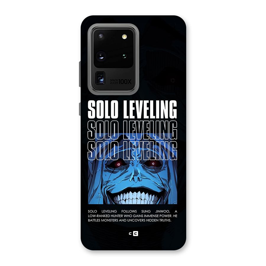 Solo Leveling Typo Back Case for Galaxy S20 Ultra
