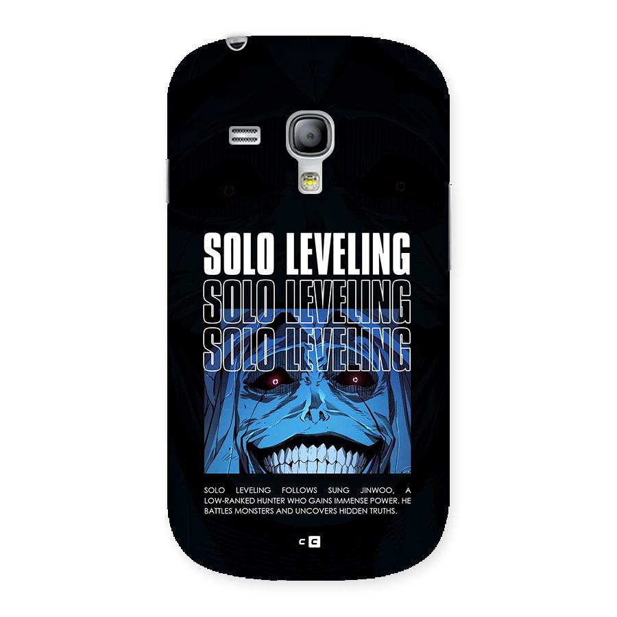 Solo Leveling Typo Back Case for Galaxy S3 Mini