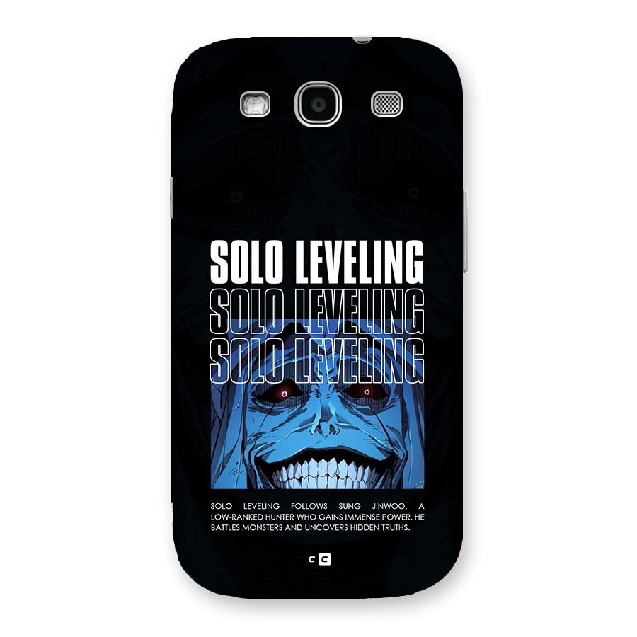 Solo Leveling Typo Back Case for Galaxy S3 Neo
