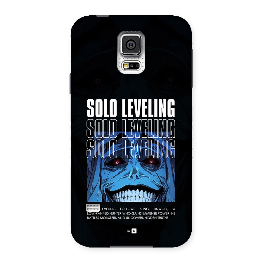 Solo Leveling Typo Back Case for Galaxy S5