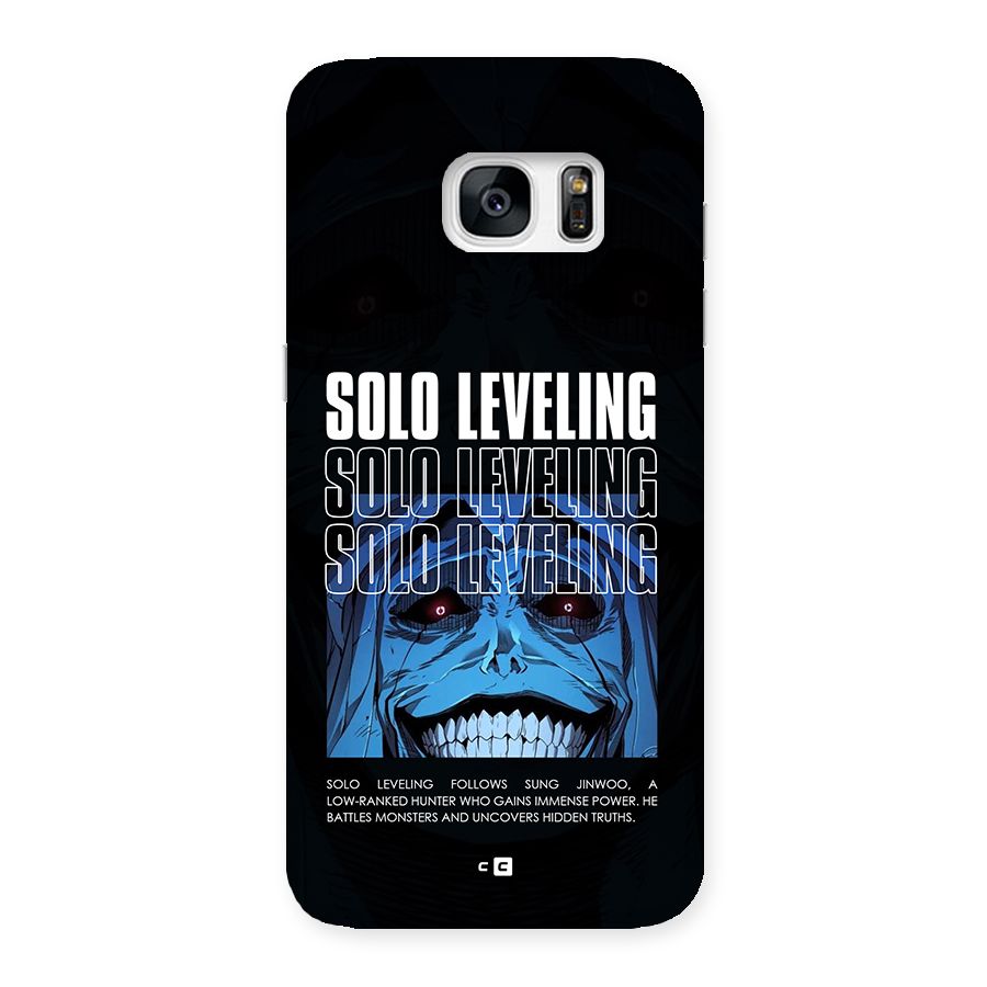 Solo Leveling Typo Back Case for Galaxy S7 Edge