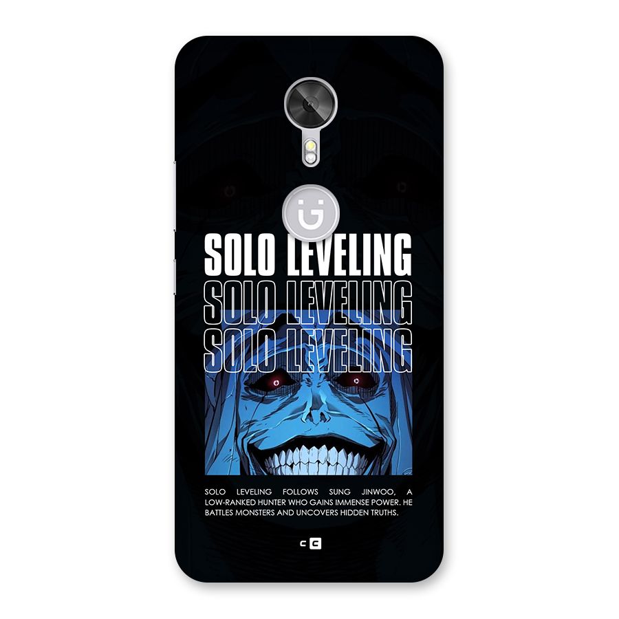 Solo Leveling Typo Back Case for Gionee A1